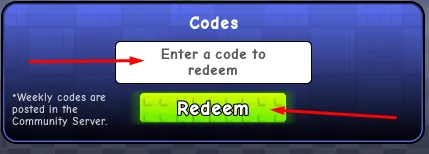 Cropped in-game code entry field used when testing archive strings