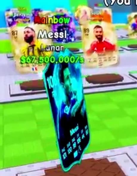 Rainbow mutation shown in Spin a Soccer Card