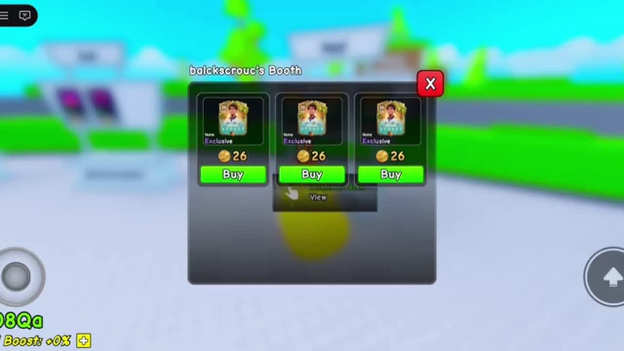 Spin a Soccer Card Trade World booth and direct offer interface